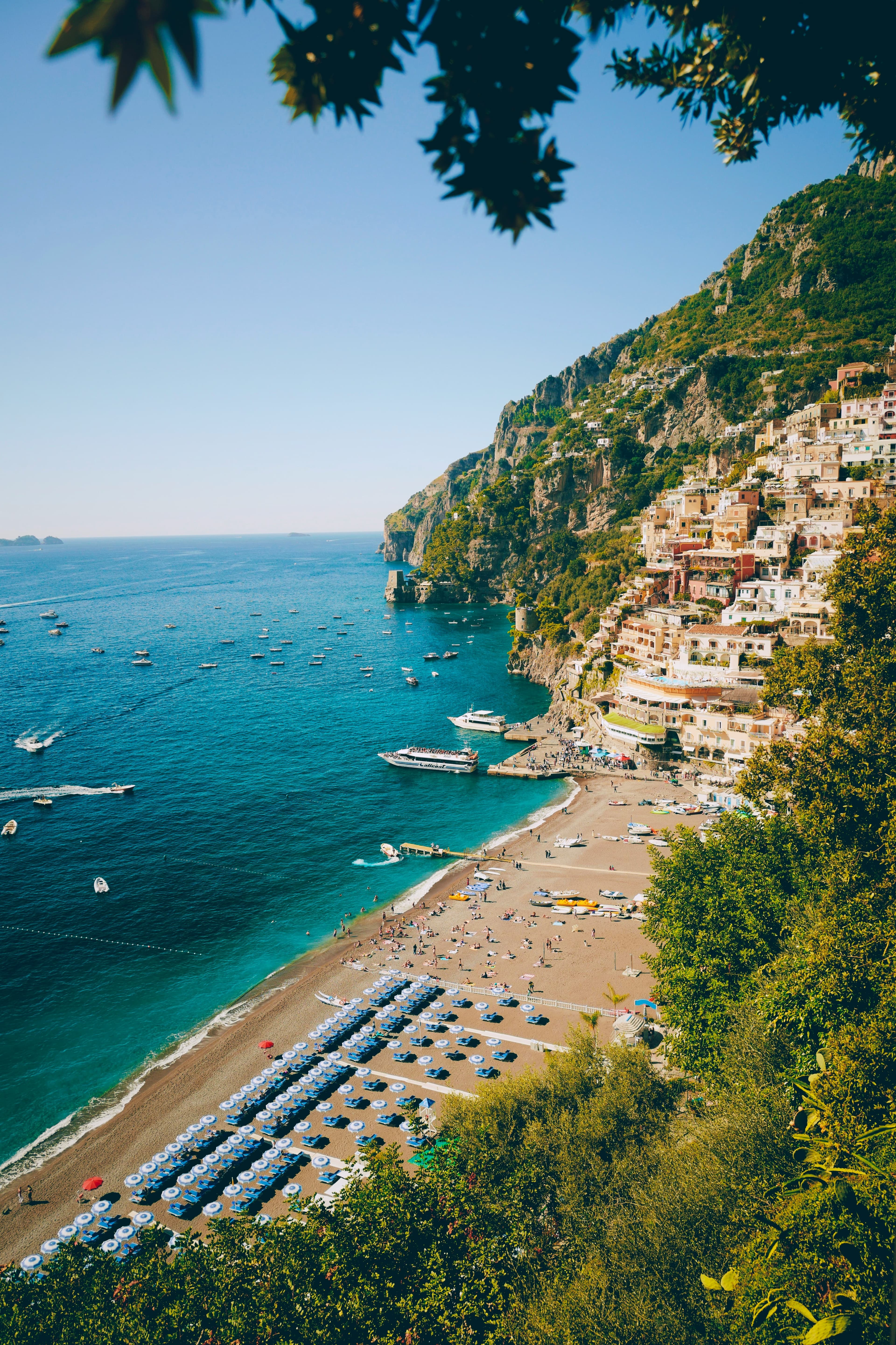 Italian Amalfi Coast Beach